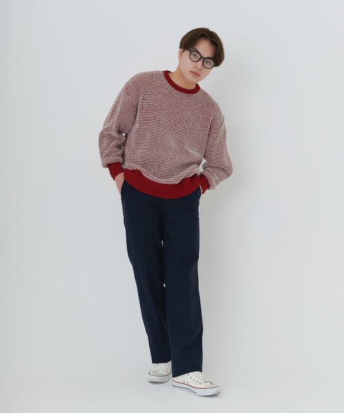 「TINA:JOJUN」 長袖ニット M オレンジ レディース_画像5