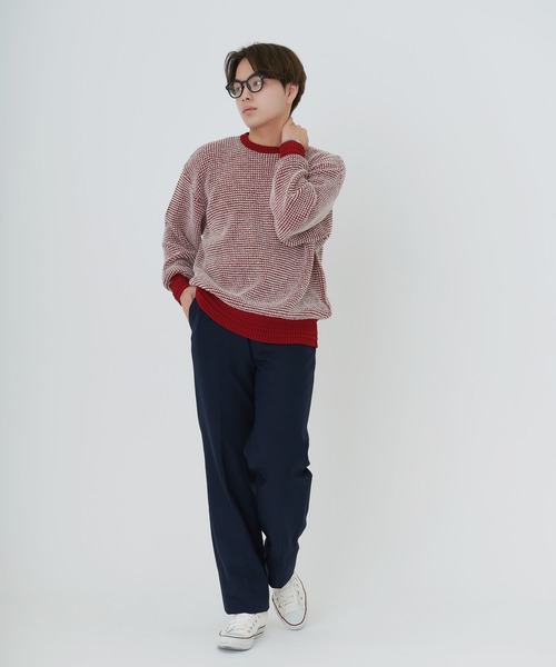 「TINA:JOJUN」 長袖ニット M オレンジ レディース_画像6