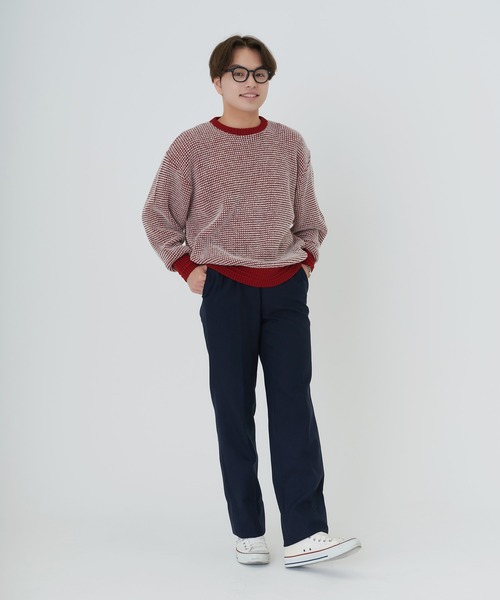 「TINA:JOJUN」 長袖ニット M オレンジ レディース_画像9