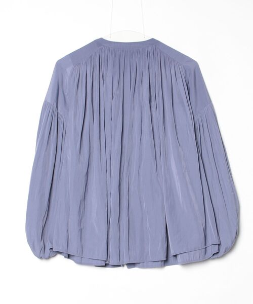 「NANO universe」 長袖ブラウス 36 パープル レディース_画像2