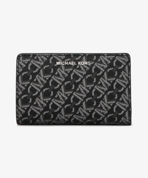 「MICHAEL KORS」 財布 FREE ブラック×シルバー レディース 「MICHAEL KORS」 財布 FREE ブラック×シルバー レディース