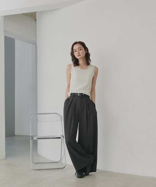 ad thie（アドティエ） タンクトップ ノースリーブ アソート クルー