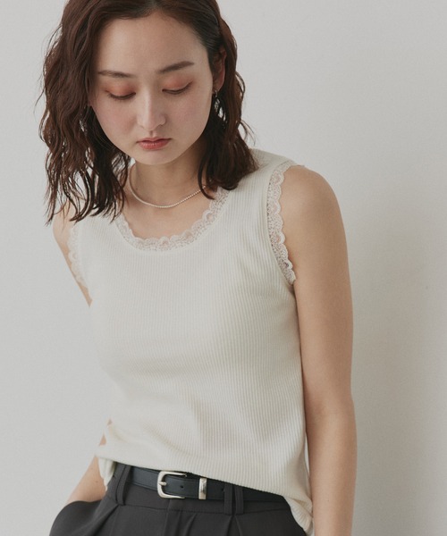 ad thie（アドティエ） タンクトップ ノースリーブ アソート クルー