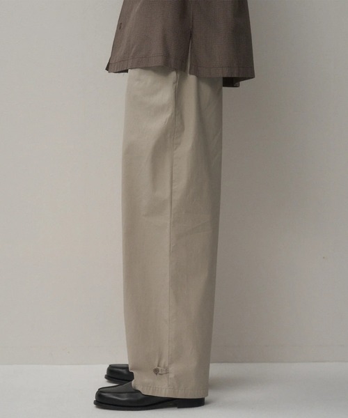 ATON（エイトン） パンツ 「ATON / エイトン」LIGHT TC GABARDINE
