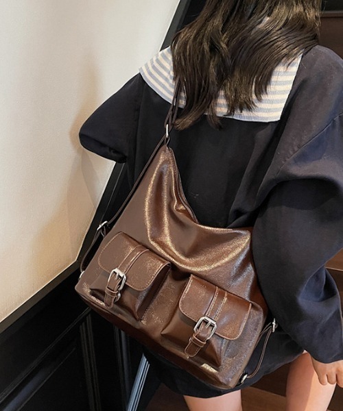 LACーVERT デイバック リュック 2WAYフェイクレザーナップサック