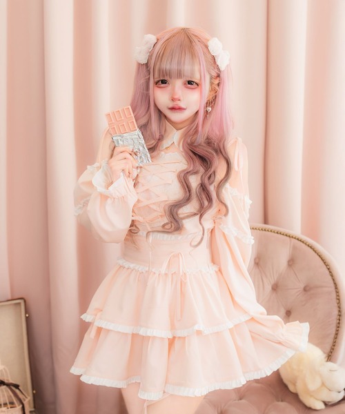 nyanMe ブラウス シャツ らぶりーぶらうす レディース : ZOZOTOWN