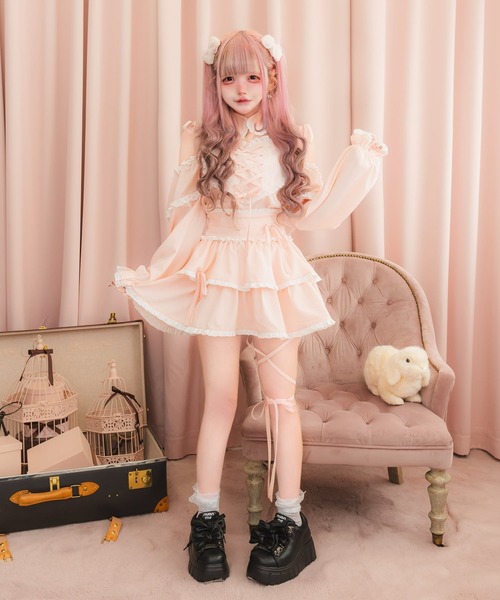 nyanMe ブラウス シャツ らぶりーぶらうす レディース : ZOZOTOWN