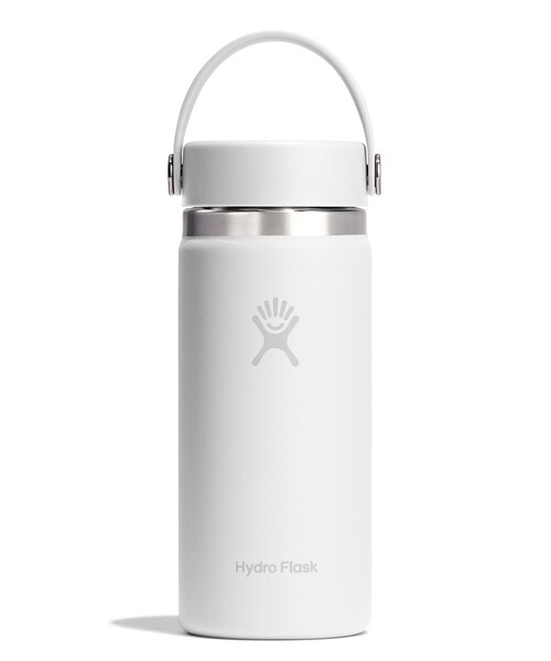 【新品未使用】Hydro Flask ホワイト 水筒 タンブラー　ボトルセット HYDRO FLASK（ハイドロフラスク） 水筒 16oz WIDE MOUTH / マイクロ