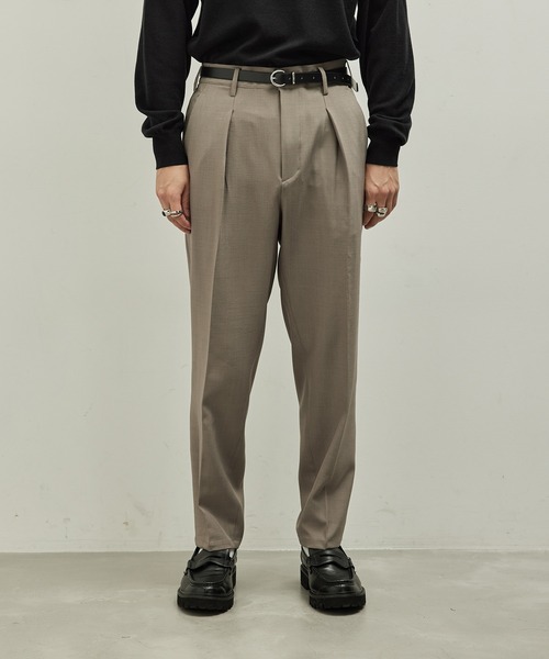「JUNRED」 スラックス M ダークグリーン メンズ_画像5
