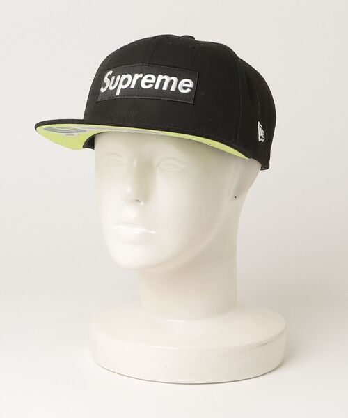 Supreme（シュプリーム） キャップ「NEW ERAコラボ」 7 1/8 ブラック