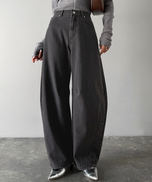 「Java」 デニムパンツ LARGE ワンウォッシュ レディース_画像3