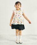 tシャツ ワッフルフリルチュール ノースリーブ...の詳細画像2