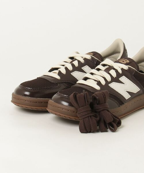 「New Balance」 ローカットスニーカー 23.5cm ブラウン メンズ_5