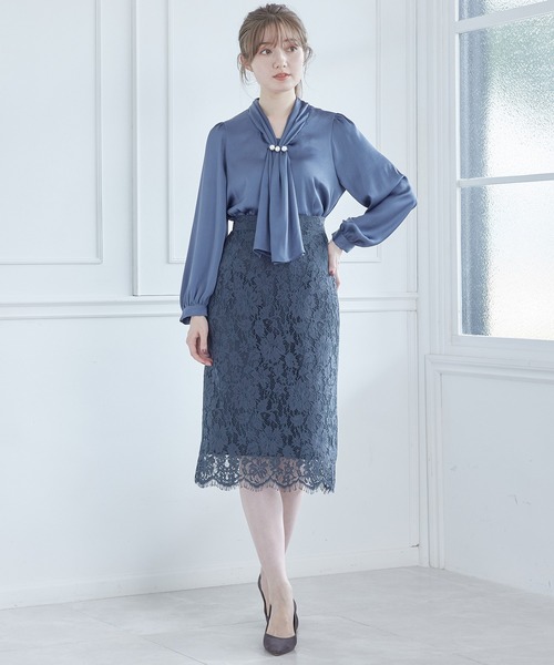 「12Twelve Agenda」 長袖ブラウス M アイボリー レディース_画像5