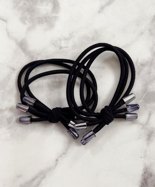 『ユイカ』ヘアゴム yu-ka ヘアゴム YU-KA:シンプルヘアゴム2個1セット Simple hair ties