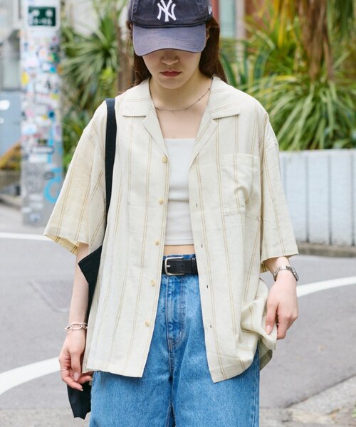 CIAOPANIC TYPY（チャオパニックティピー） 半袖シャツ LARGE ベージュ 