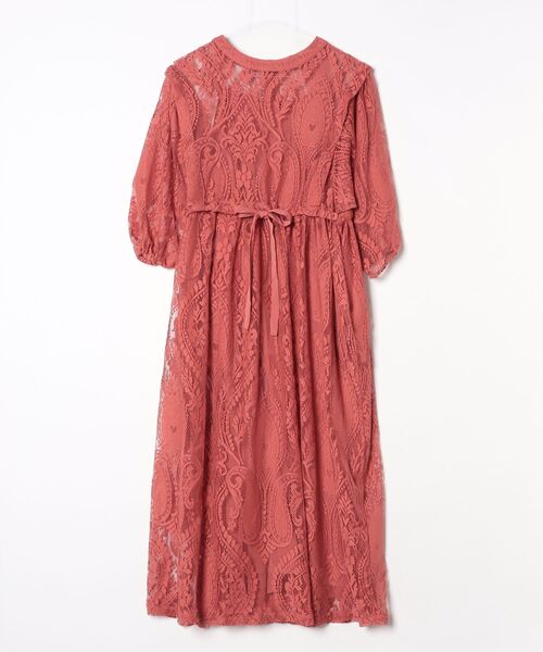 「DRESS PLUS」 長袖ワンピース フリー レンガ レディース_画像2
