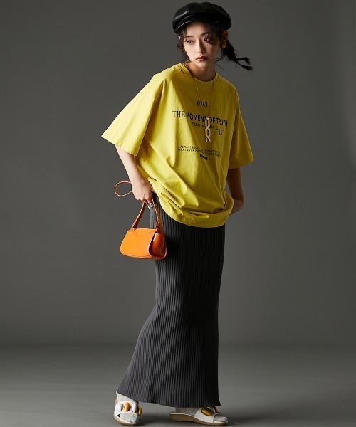 「GEVS.」 半袖Tシャツ 5L ブラック レディース_画像4
