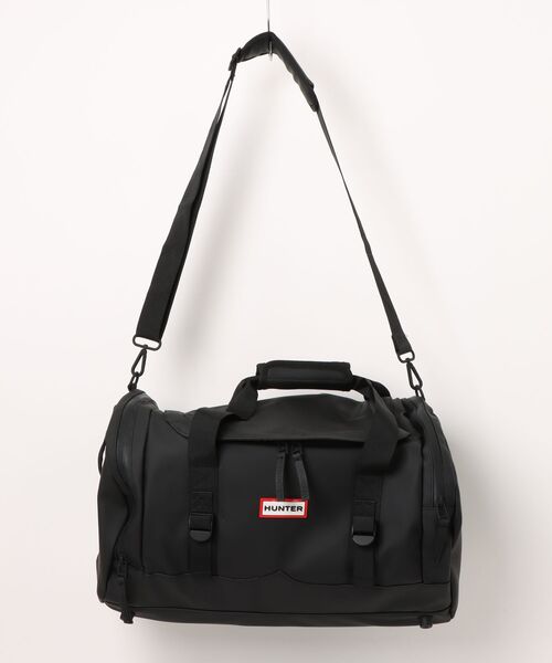 HUNTER　ハンター　ボストンバッグ　ブラック HUNTER（ハンター） ボストンバッグ DOWNPOUR CABIN BARREL BAG