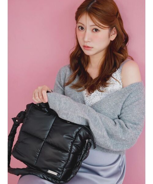 新品未使用♡ダズリン♡【吉田朱里】マシュマロトートバッグ♡ブラック dazzlin（ダズリン） トートバッグ 「吉田朱里」ミニマシュマロトート