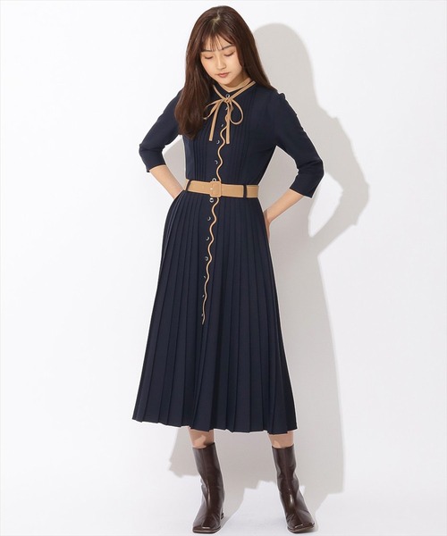 保存版 ワンピース スカラッププリーツワンピース 美しい Mail Alrayan University Edu Ye