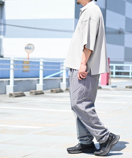 atlast butcher products パンツ ヒッコリー 30 専用」アットラスト ヒッコリードレスパンツ ATLAST ブッチャー