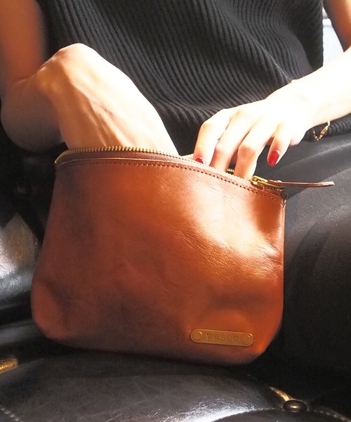 vasco クラッチバッグ ヴァスコ LEATHER TRAVEL POUCH レザー