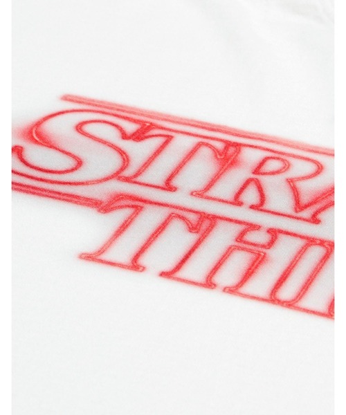 Little sunny bite tシャツ STRANGER THINGS × little Logo long