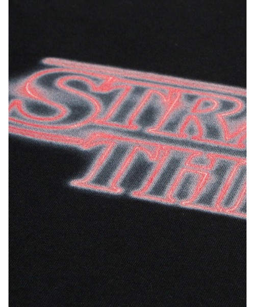 Little sunny bite tシャツ STRANGER THINGS × little Logo long