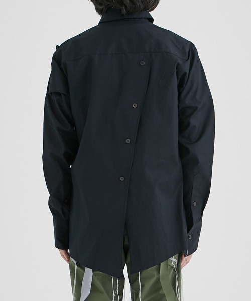 sulvam シャツ ブラウス 【sulvam / サルバム】SHOULDER LOCK