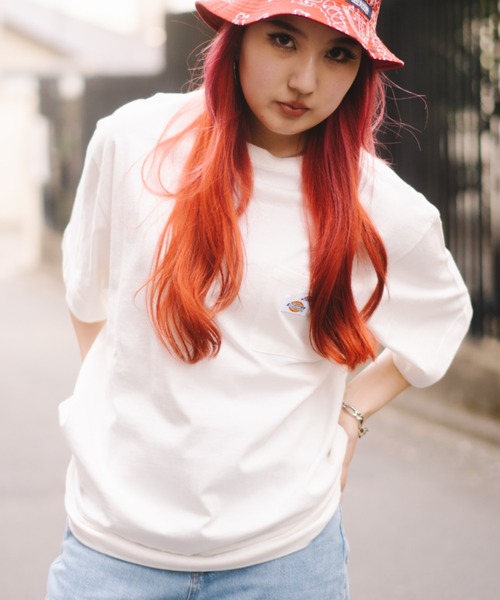 デイジーリン帽子・ディオール半袖Tシャツ Dickies（ディッキーズ） tシャツ 「Dickies」半袖 プリント”remind me