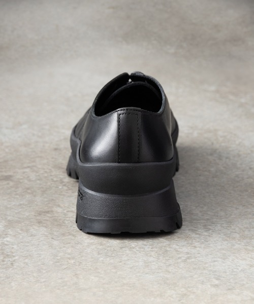 PADRONE ビジネスシューズ 「PADRONE」DERBY PLAIN TOE SHOES