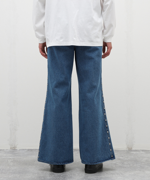 パンツ AFB REPAIRED STUDDED BAGGY PANTS REPAIRED STUDDED BAGGY PANTS – AFB