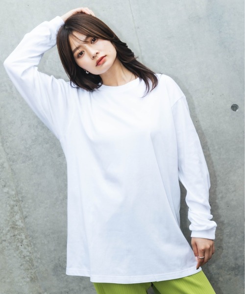 STRONG ホワイト Lサイズ 長袖Tシャツ Printstar tシャツ 「Printstar / プリントスター」5.6オンス