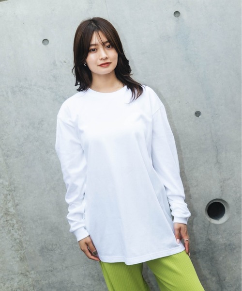 STRONG ホワイト Lサイズ 長袖Tシャツ Printstar tシャツ 「Printstar / プリントスター」5.6オンス