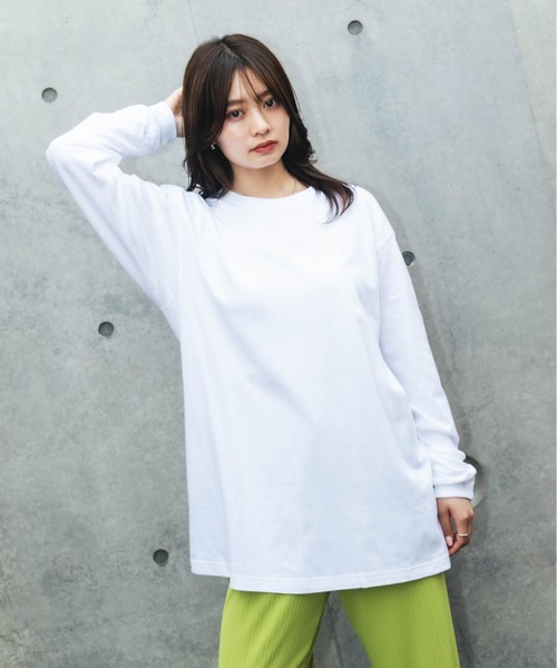 限定完売ロンハーマン×レッチリsize SロングTシャツ白フロント右腕プリント 18万枚突破 ロゴ ロンt 長袖 tシャツ メンズ おすすめ 袖
