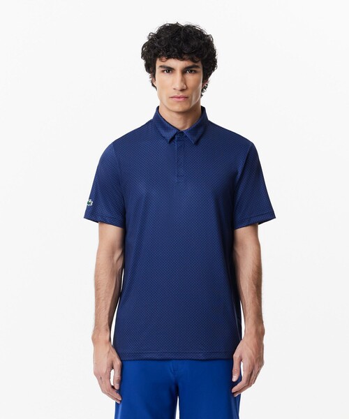流行り の ブランド - 2025年おすすめのアイテム満載 LACOSTE ポロシャツ UPF50＋ ミニプリントウルトラドライゴルフ メンズウェア