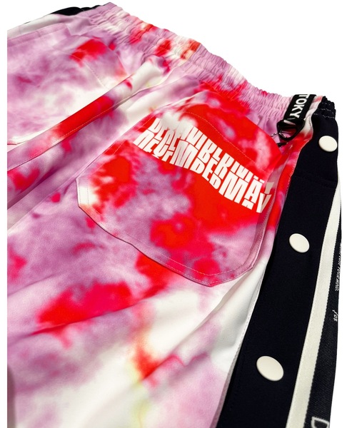 DECEMBERMAY パンツ Tie dye art iridescent short Pants