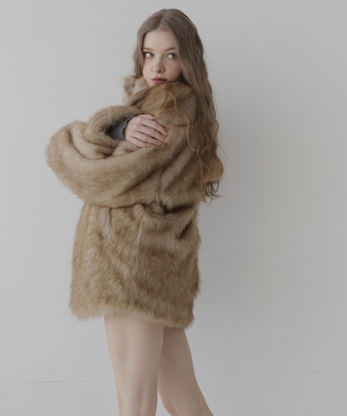 Mili affinity ブルゾン アウター フェイクファーオーバーサイズダブル