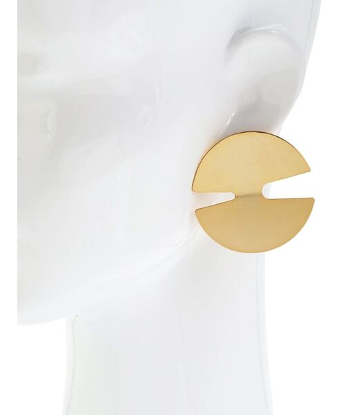 UN3D. イヤリング NOTCH CIRCLE EARRING / ノッチサークル