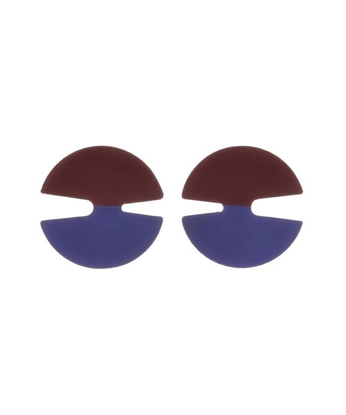 【人気品】UN3D. hole detail ビスチェ　インディゴ　38 UN3D. イヤリング NOTCH CIRCLE EARRING / ノッチサークル