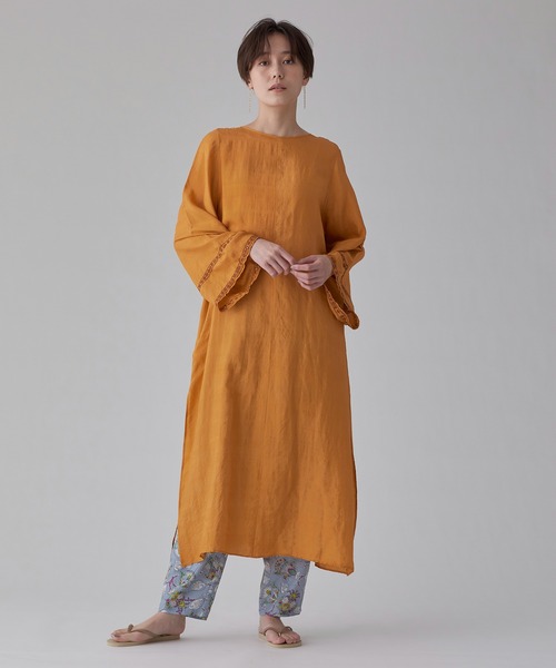HOUSE OF LOTUS ワンピース マルベリーシルクミラーシシュウ