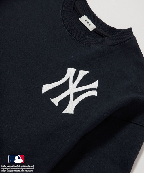 トレーナー スウェット 「MLB COLLECTION BY JUN」ロゴスウェット レディース ROPE' トレーナー スウェット 「MLB COLLECTION BY JUN」ロゴ