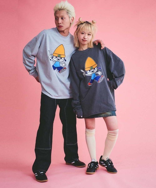 CARNALEパラッパラッパー クロップドTシャツ SILVER BULLET tシャツ 「PaRappa the Rapper/パラッパラッパー