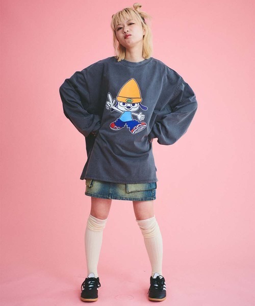 ラッパー　KTちゃんのTシャツ　サイン入り　新品未使用 SILVER BULLET tシャツ 「PaRappa the Rapper/パラッパラッパー