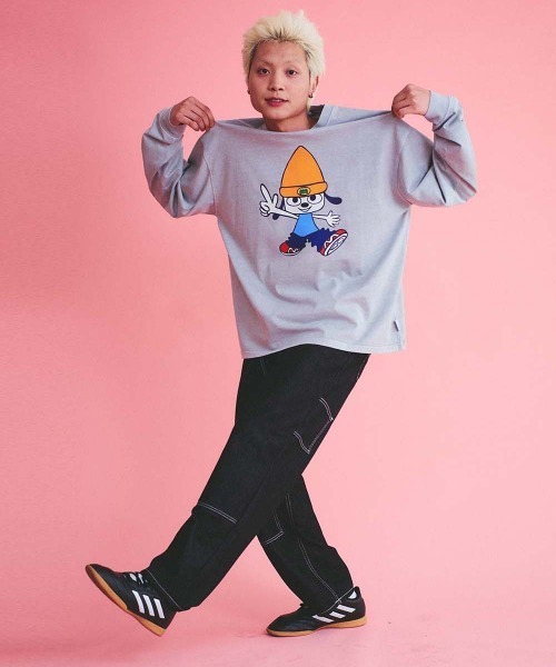 CARNALEパラッパラッパー クロップドTシャツ SILVER BULLET tシャツ 「PaRappa the Rapper/パラッパラッパー