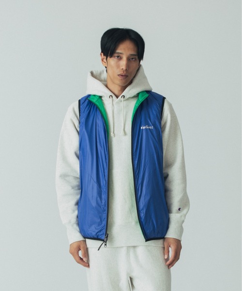 ベスト ジレ WILDTHINGS REVERSIBLE BELAY VEST WT24121SK メンズ | WILD THINGS | 18