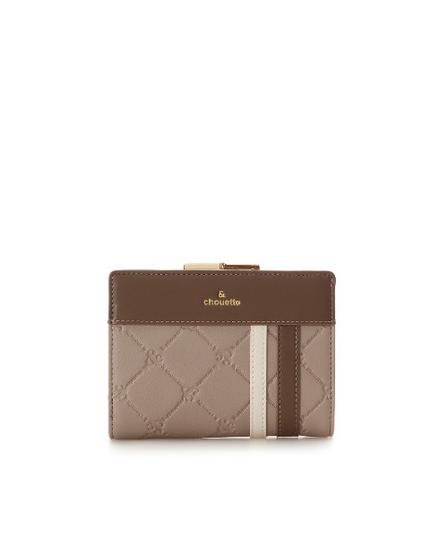 & chouette（アンドシュエット） 財布 型押しモノグラム スポーティー
