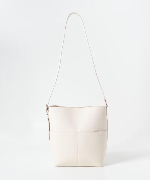 ホワイト ショルダーバッグ SENSE OF PLACE by URBAN RESEARCH ショルダーバッグ バッグ 「A4