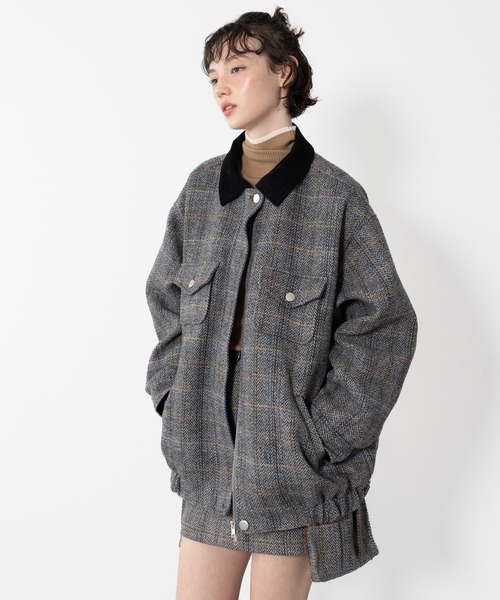 美品　ワイズフォーメン　80s ツイードウール　ブルゾン　ジャケット 2025年最新】Y s for men ツイード ジャケットの人気アイテム - メルカリ